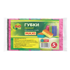 губка кухонна EkOPlus Maxi набір 5шт.  10008  (80)