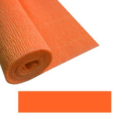 папір гофр. ST02307 неон помаранчевий 50см.х200см., 25гр./м2  (1/500)