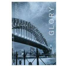 зошит А4 Axent Glory 96арк., тв. обкл., клітинка  8422-566-А  (10)
