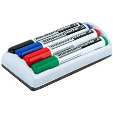 набір маркерів для магнітних дошок Axent Whiteboard 4кол. 2мм. з губкою  D2800-80  (12/72)