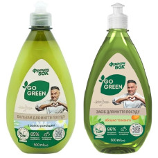 засіб для миття посуду Фрекен Go Green 0,5л. (в ас-ті)  (18)
