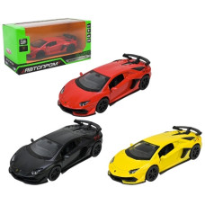 машинка Автопром мет. Lamborghini Aventador SVJ63 12,5см., відч.двері, в кор. 16,5х7х8см. 10005 (48)