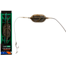 готове оснащення на лідкорі Carp Pro Flat Method Feeder №6 80гр.  CP18103-80