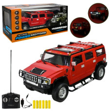 машина р/к Powermotors Hummer H2, акум., світло, в кор. 49х23х23см.  PM1401RED  (12)