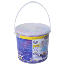 крейда кольорова Zibi Jumbo для асфальту 15шт. в пласт. відрі  ZB.6711-99  (24)