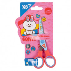 ножиці YES дитячі 13см. з принтом на лезі на бліст. "Line Friends"  480429  (12/360)