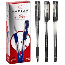 ручка Radius I-Pen кульк. масл. чорна  (12/144/1728)