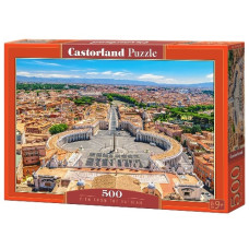 пазли Castorland  500 ел.  "Вид з Ватикану"   В-53964  (20)
