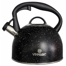 чайник Vinnarc нержав. зі свистком 3,0л.  VN-5214-GR