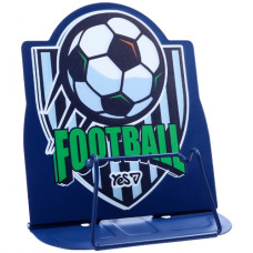 підставка для книг YES Football металева фігурна  470543  (1/20/40)