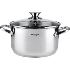 каструля Ringel Hanover нержав. зі скляною кришкою 22см. 4.5л.  RG-2005/1-22