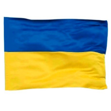 прапор України 140х90см. атласний безшовний плотний 120г/м2 52525  (1)
