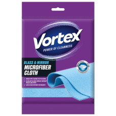 серветка Vortex з мікрофібри для скла та дзеркал 1шт.