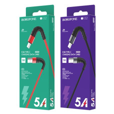 кабель Borofone USB to Type-C nylon 1м. 2,4A  BX32