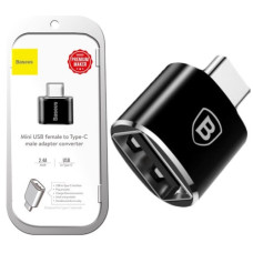 адаптер Baseus USB female to Type-C male  CATOTG-01