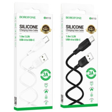кабель Borofone Lenny silicone USB to Type-C 1м.  BX113
