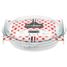 каструля скляна жаростійка O Cuisine овальна 4,0л.  (3л.+1л. кришка) 459АС00  (3)