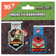 закладки магнітні YES "Minecraft Steve" набір 2шт.  708103  (50/500)