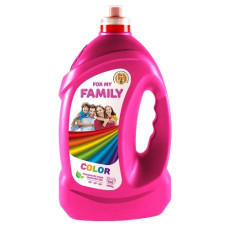 гель для прання For my Family для кольорової білизни 4л. (114 прань)  (4)
