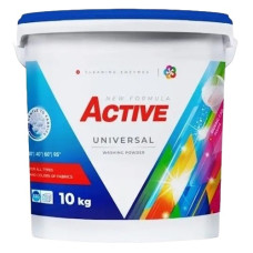 пральний порошок Active Universal Powder 10кг. у відрі