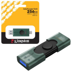 флеш-карта Kingston DT DuoG2 USB A + USB C 3,2 Gen1 256Gb  DTDEG2/256GB