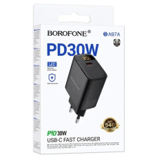 зарядний пристрій Borofone Ilustre PD30W на 1 USB  BA97A