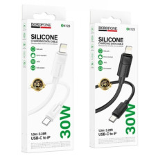 кабель Borofone Leya PD30W silicone USB to Lightning 1м.  BX123