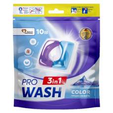 капсули для прання Pro Wash Гірська свіжість свіжість  10шт.