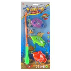 риболовля вудка, 3 рибки, на бліст. 15х2х34,5см.  2103  (120/240)