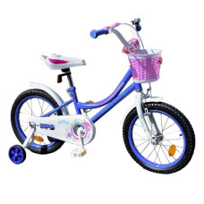 велосипед 18" Like2bike Jolly сталева рама, дзвоник, руч. гальмо, бузковий  211813  (1)