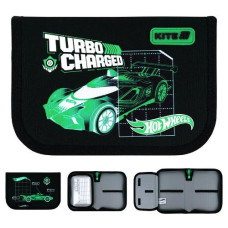 пенал Kite Hot Wheels 20,5х14х4см., 1 відділення, 1 відворот  HW26-621  (48)