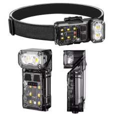 ліхтарик налобний з Li-Ion акум., 2LED+6SMD(RGB)? індикація заряду, ЗП Type-C  X52