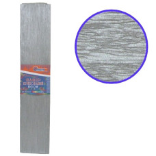 папір гофр. J.Otten KRGS-8036 неонов. срібло  30%  20г/м2  (50см.х200см.)  (10/200)