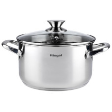 каструля Ringel Hanover нержав. зі скляною кришкою 20см. 3,5л.  RG-2005/1-20