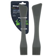 лопатка Ringel Grey line + помазок силікон 2в1  26см.  RG-5128/6