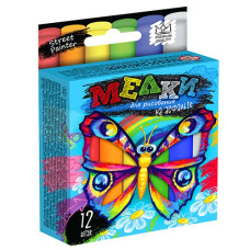 крейда кольорова Danko Toys 12шт.  MEL-02-03  (36)