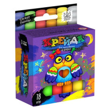 крейда кольорова Danko Toys 18шт.  MEL-02-04  (24)