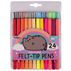 фломастери YES 24кол. "Pusheen rainbow"  650555  (12/96)