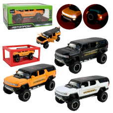 машинка Автопром мет. Hummer 23см.,звук, світло, відч. двері, в кор. 28х16х12,8см.  АР7737  (6/12)