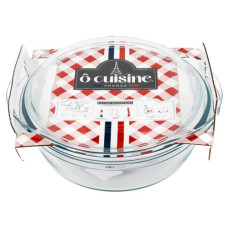 каструля скляна жаростійка O Cuisine кругла 3,0л. з кришкою  208АС00  (3)